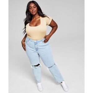 AND NOW THIS Women's Size 26W Ultra High Rise Straight Leg Jeans NWT